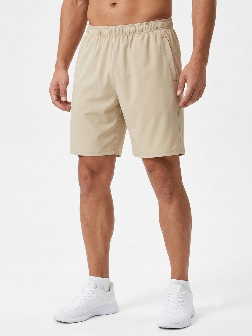 Men’s Khaki Athletic Shorts